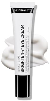 The INKEY List Brighten-i Eye Cream 15ml | Brightenyl and Light-Reflecting Mica Instantly Illuminate Under-Eyes While Targeting Dark Circles and Uneven Tone