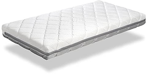 DORMISSIMO Babymatratze 57x117 Baby AIR Höhe 11 cm - Kindermatratze -Abnehmbarer, waschbar, anpassungsfähig und atmungsaktiv