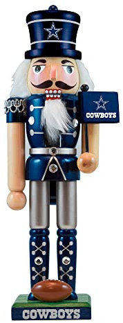 Masterpieces Game Day - NFL Dallas Cowboys - Team Painted Wood Nussknacker