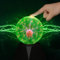 12 cm Plasmakugel Plasma Ball, Touch Sound Sensitive Magic Plasmaball, für Kinder Dekorationen Chlafzimmer und Geschenke, Grünes Licht