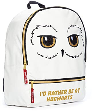 Harry Potter Luxury Hedwig Fashion Backpack White