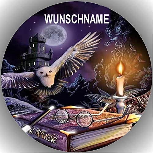 Fondant Tortenaufleger Tortenbild Geburtstag kompatibel mit H_arry P_otter K49 personalisierbar mit Wunschname