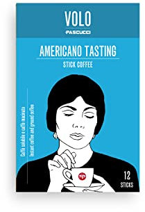 Caffè Pascucci - Volo Tasting Blue Americano Filter Coffee Caffe Filtro Istantaneo Solubile 5x12 Bustine Stick Monodose Da Viaggio