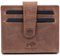 Solo Pelle Slim Wallet aus echtem Leder Platz für über 20 Karten Slimwallet Kartenetui Geldbörse für Männer und Damen (Vintage Braun)