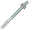 Isolbau Bolzenanker - Schwerlastanker aus verzinktem Stahl mit ETA Zulassung, Option 7 - M10 x 120 mm, fixierbare Dicke: 50 mm - 100 Stück