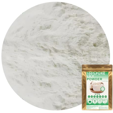 Plant Gift Poudre de lys 100 % pure 100 g sans OGM, sans charges, sans additifs, farine chinoise naturelle, donne goût et arôme, excellent goût pour les boissons.