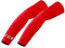 Cycling Arm Warmer Sleeves Outdoor UV Sun Protection Sports Running Driving Arm Sleeves Unisex (Red, S-M)