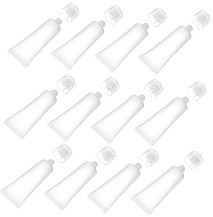 24 Pièces bouteille de lotion à rabat bouteille vide de liquide mini conteneurs flacons souples shampooing bouteille de voyage bouteille portable liquide vaisselle récipient