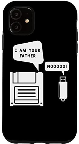 Hülle für iPhone 11 IT Nerd Spruch USB Stick & Diskette Entwickler Developer