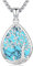 Collana Albero della Vita, Ciondolo Albero della Vita turchesi in Argento Sterling 925 e Collier Hypoallergénique, Gioielli Donna Regali per Sorelle Mamma Figlia
