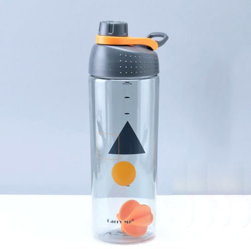 Vllcsla Bottiglia Shaker per Proteine 800ml con Pallina Bottiglia Mixer Shaker Shaker Proteine, Shaker Sportivo | Fitness Shaker | Senza BPA | Lavabile in Lavastoviglie