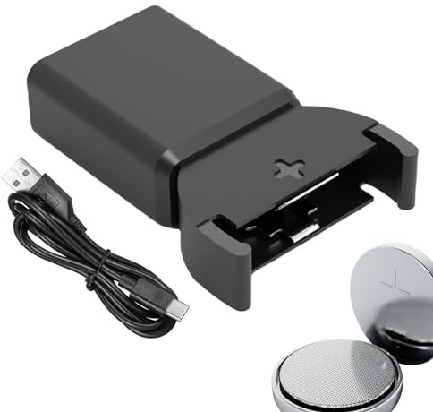Button Cell Charger - Tiny Battery Charger, Disk Battery Charger | Usb uniiversal Button Battery Charging Device with Led Indicator Light, Coin Battery Charging Device for Rechargeable Button