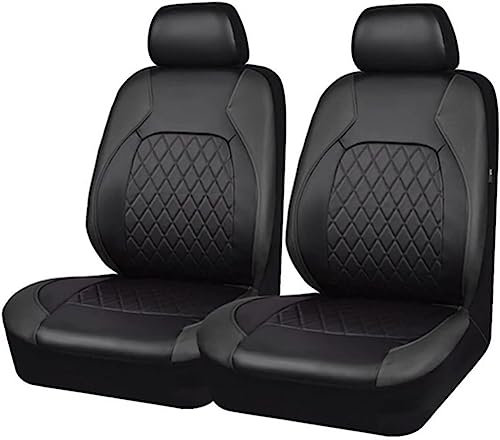 HSYJZSMY Auto Sitzbezüge Leder für Mazda 6 2006-2008,Pu Leder Vorne Und Hinten Wasserdicht Autositz Sitzauflagen Innenraum Tuning Zubehör,Black