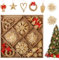 Anstore 38 Teiliges Strohsterne Christbaumschmuck, Weihnachtsbaumschmuck Set aus Stroh, Strohsterne für Baumschmuck Weihnachten & Natürlicher Weihnachtsdekoration