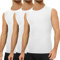 Falechay Pacco da 3 Canottiera Uomo 100% Cotone Canotta Bianco L