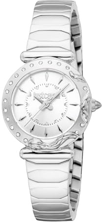 Just Cavalli Damen Analog Quarz Uhr mit Edelstahl Armband JC1L363M0035