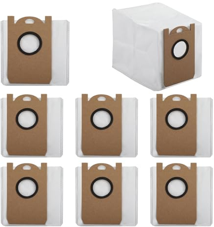 8 Stück Ersatz-Staubsaugerbeutel für Zaco für A10 Pro Roboter, große Kapazität, Vliesstoff-Staubbeutel, einfache Installation, saubere Böden