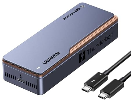 UGREEN NeoDrive Creator 1TB SSD Portatile Fino a 6600MB/s | Thunderbolt 5 con Ventola di Raffreddamento Integrata SSD Esterno Compatibile con MacBook Pro M4 Pro M4 Max
