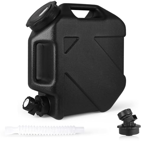 AiDiAiLa 2.6 Gallon Water Bottle Camping Water ContainerPortable Water Storage TankSolution for Camping, Car, Outdoor Hiking and PicnicEmergency WaterBPA-FreeWith Faucet for Easy Access