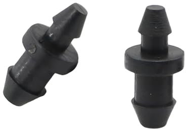 WKAIYUAN Tappi terminali for Tubi da 3 mm e 4 mm, raccordi for Tubi di irrigazione da Giardino, Strumenti di Chiusura for Tubi Flessibili, connettori in plastica, 50 Pezzi