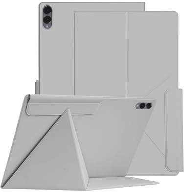 Magnetic Case for Samsung Galaxy Tab S11 Ultra 14.6 Inch 2025 - Model SM-X930/SM-X936 Tablet with S-Pen Holder, Auto Wake/Sleep Smart Tablet Cover, Grey