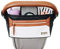 Itzy Ritzy Verstellbarer Kinderwagen-Caddy – Organizer mit zwei integrierten Fronttaschen mit Reißverschluss und verstellbaren Trägern für fast jeden Kinderwagen, Kaffee und Creme