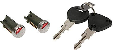 P2R (MotorisÃ)©) Barillet A CLE Scoot Adaptable Piaggio 50 Zip 1995>2005, Typhoon 2006>2009 (Ø 13mm) (Vendu par 2 Pieces) -P2R-