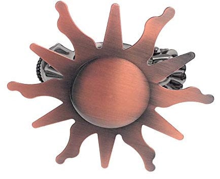 DécoProfi Donauklammer Motiv Sonne antik Kupfer, 2 Stück