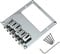 Dopro Tele Bridge Tele Humbucker-Gitarrenbrücke für Telecaster-Gitarre, Chrom