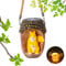 Herefun Gartenfiguren, Gartendeko Eichhörnchen Solar Leuchte, LED Solarbetriebenen Lampen Dekoration, LED Gartenleuchte mit aus Kunstharz Wasserdicht für Draußen Gartenfigur, Balkon