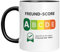 Lustige Tasse mit Spruch | Freund-Score | Geprüft als bester Freund der Welt | Geschenkidee | Kaffeebecher 330 ml