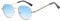 YAMEIZE Metal Small Round Irregular Rimless - Sunglasses for Women Men Trendy Hexagonal UV400 Glasses Metal Frameless Shades Driving