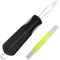 Button Hook,Easy Grip Button Hooks,Button Hook Zipper Pull,One Hand Buttons Button Hook Helper,Comes with 1 Threader and Seam Ripper,Aid Self Dressing for Disabled People and The Elderly