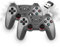 XIXIMENG Mando Inalámbrico USB,Doble Vibración Gamepad Joystick para Linux/Android/Windows/PC/TV, 2.4Ghz Wireless Controlador de batería,Plug and Play Joysticks de efecto Hall (Plata)