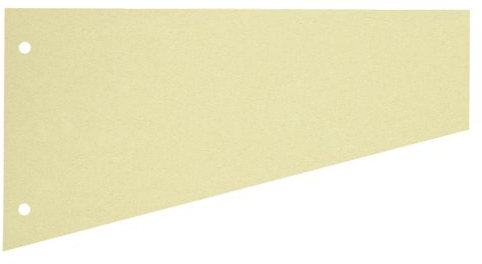 Herlitz 10838464 Trennstreifen Trapez, 100-er Pack, chamois