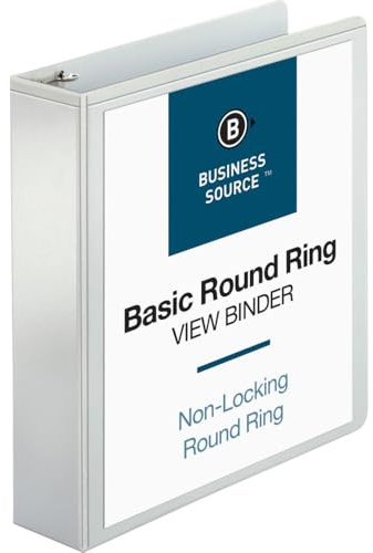 Business Source 2 Round-Ring View Binder