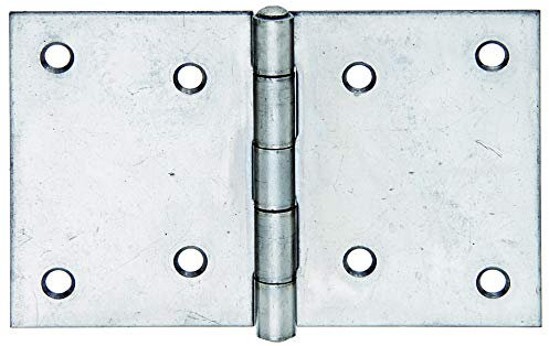 Alberts 361297 - Cerniera larga, in acciaio inox, 81 x 128 mm