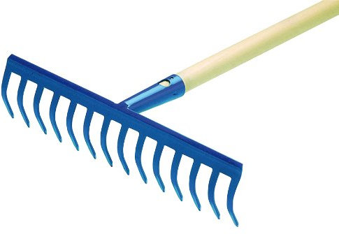 Handy HA2028 Rastrello con Manico, 120 cm, 14 Denti