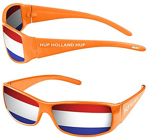 Taffstyle® Fanartikel Sonnenbrille Fan Brille zur Fussball Weltmeisterschaft WM & EM Europameisterschaft 2016 Länder Flagge Style - Niederlande