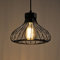 Chrasy E27 Retro Metall Pendelleuchte Beleuchtung Käfig Vintage Industrie Deckenlampe Antike Hängeleuchte Käfig Cage Deckenluechte E27 für Wohnzimmer Esszimmer