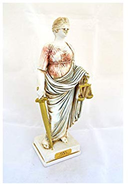 Themis Göttin der Gerechtigkeit, antike, griechische Skulptur Statue
