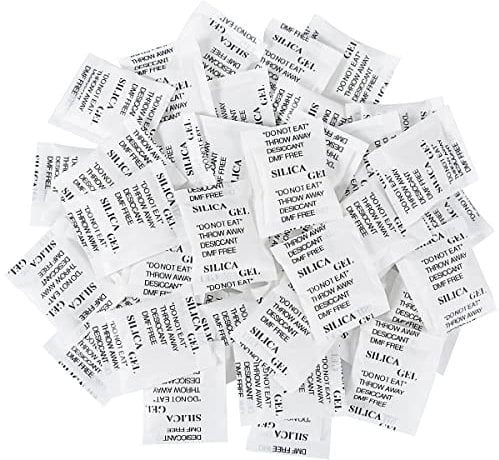 Weriirew 200 Sachets DéShydratants De Sachets De Sachets De Gel De Silice Desséchants (1g/Sachet)