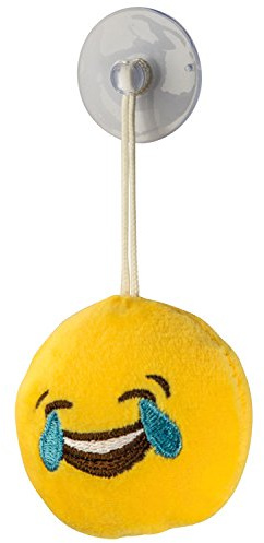 Emoji Anhänger aus Plüsch / mit Saugnapf / LOL