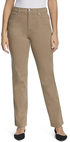Gloria Vanderbilt Damen Amanda Classic High Rise Tapered Standard Jeans, haselnussbraun, 48