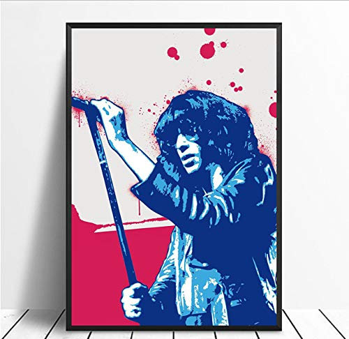 yhnjikl Joey Ramone Musik Poster Hip Hop Rap Musik Band Star Poster Wandkunst Malerei Room Home Decor Leinwanddruck 40X60 cm Ohne Farme
