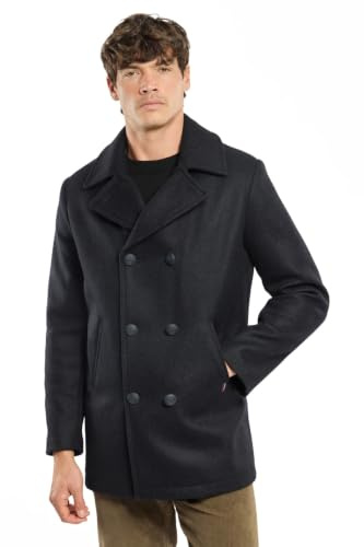Armor-lux Men's Caban Homme Kermor Pea Coat