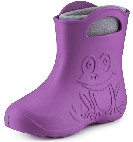 Ladeheid Stivali Bambino e Bambina in Eva LA-CA-03 (Lilla, 28/29 EU)