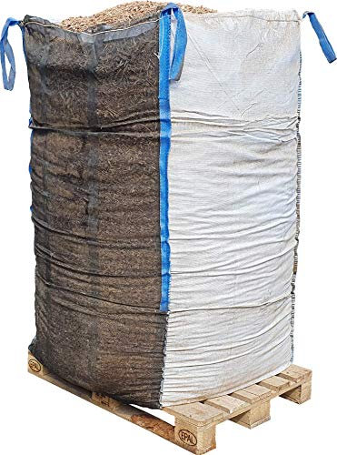 Hackschnitzel 2000L Beetabdeckung Unkrautschutz Garten Hackgut Natur Mulch 100% naturbelassen