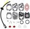 HURI Vergaser Membran Reparatursatz & Primer Bulb Benzinfilter mit Benzinschlauch für Güde GMH 600, Fuxtec FX-MH 1.2 Benzin Heckenschere