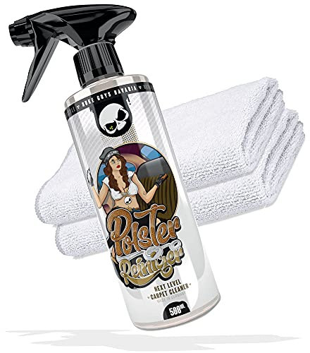 Nuke Guys Leder- und Polsterreinigungs Set- Polsterreiniger 500 ml + 2X Mikrofasertuch- ideal für Autositze, Polster, Leder, Teppiche, Stoffsitze